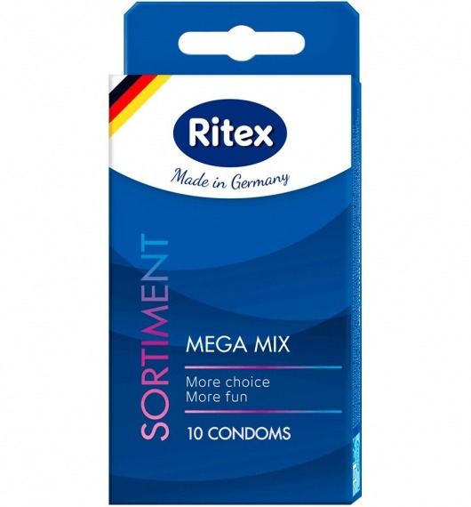 Микс презервативов RITEX SORTIMENT - 10 шт. - RITEX - купить с доставкой в Тюмени