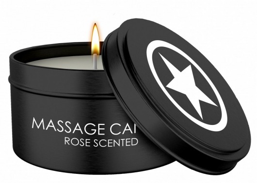 Массажная свеча с ароматом розы Massage Candle - Shots Media BV - купить с доставкой в Тюмени