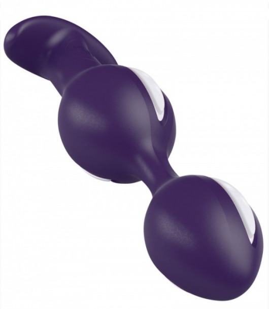 Фиолетовые анальные шарики B BALLS - Fun Factory