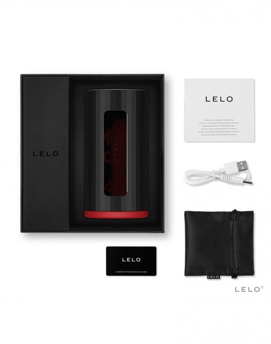 Черно-красный мастурбатор Lelo F1S V2 - Lelo - в Тюмени купить с доставкой