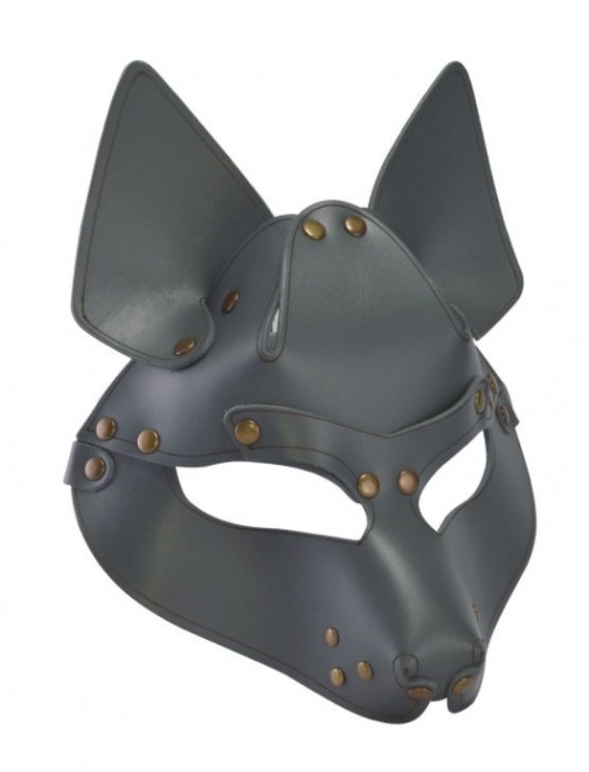 Серая маска Wolf с клепками - Sitabella - купить с доставкой в Тюмени
