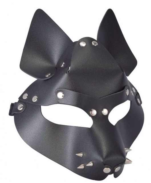 Черная маска Wolf с шипами - Sitabella - купить с доставкой в Тюмени