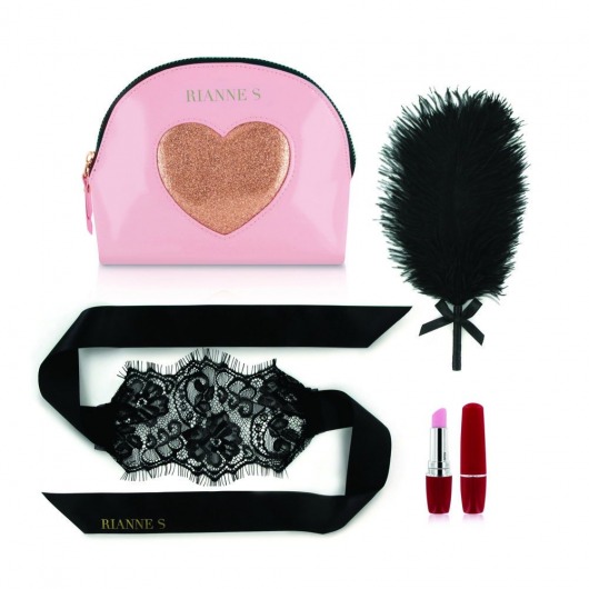 Эротический набор Kit d Amour с косметичкой - Rianne S - купить с доставкой в Тюмени
