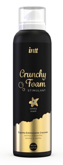 Пенка для массажа Crunchy Foam Stimulant Vanilla - 100 мл. - INTT - купить с доставкой в Тюмени