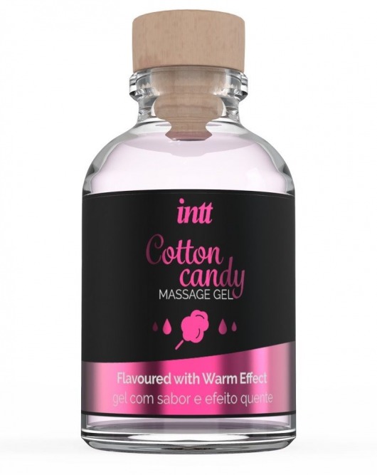 Массажный гель с согревающим эффектом Cotton Candy - 30 мл. - INTT - купить с доставкой в Тюмени