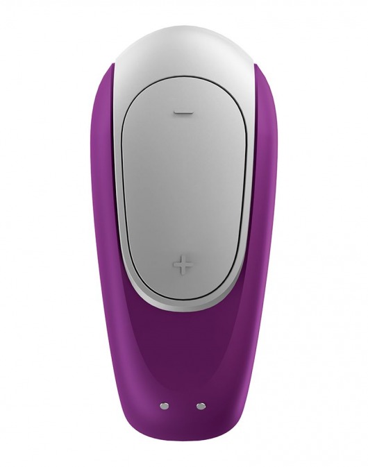 Фиолетовый вибромассажёр для пар Satisfyer Double Fun - Satisfyer