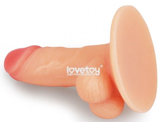 Телесный пенис-сувенир Universal Pecker Stand Holder - Lovetoy - купить с доставкой в Тюмени