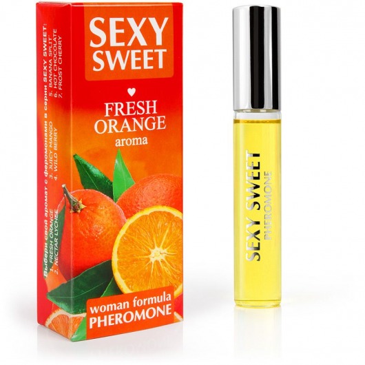 Парфюм для тела с феромонами Sexy Sweet с ароматом апельсина - 10 мл. -  - Магазин феромонов в Тюмени