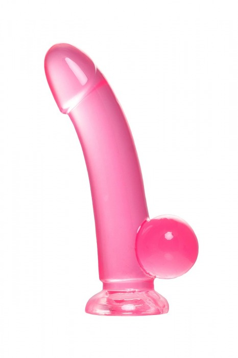 Розовый реалистичный фаллоимитатор Fush - 18 см. - A-toys