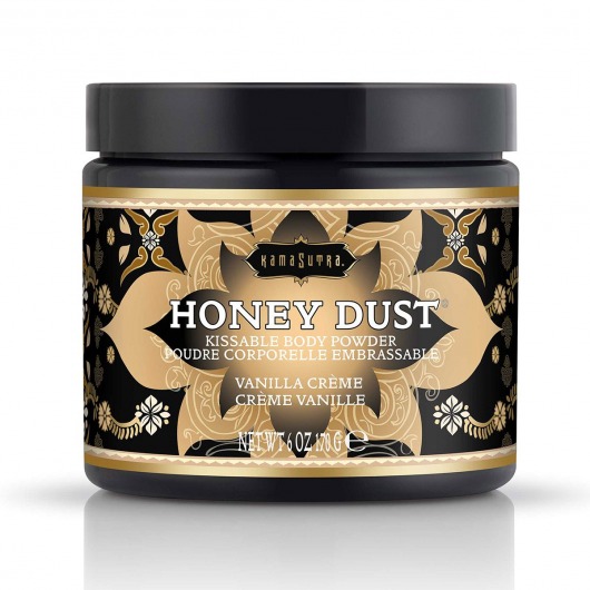 Пудра для тела Honey Dust Body Powder с ароматом ванили - 170 гр. - Kama Sutra - купить с доставкой в Тюмени