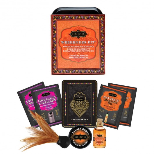 Эротический набор Weekender Kit Tropical Mango - Kama Sutra - купить с доставкой в Тюмени