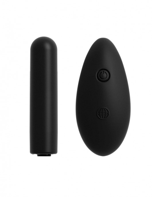 Черные трусики Remote Bowtie Bikini XL-XXL с вибрацией и анальным стимулятором - Pipedream