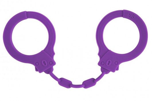 Фиолетовые силиконовые наручники Suppression - Lola Games - купить с доставкой в Тюмени