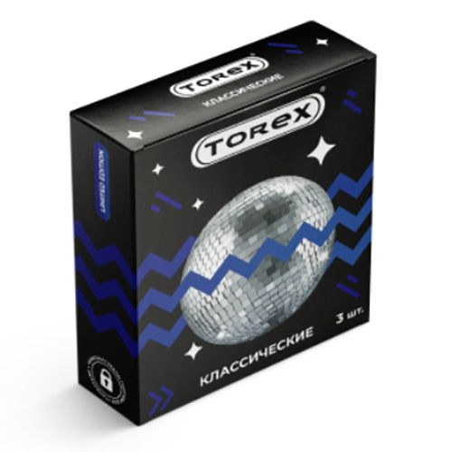 Гладкие презервативы Torex Party  Классические  - 3 шт. - Torex - купить с доставкой в Тюмени