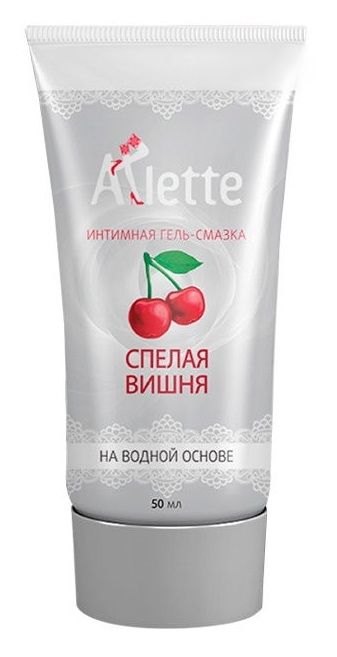 Интимная гель-смазка на водной основе Arlette  Спелая вишня  - 50 мл. - Arlette - купить с доставкой в Тюмени