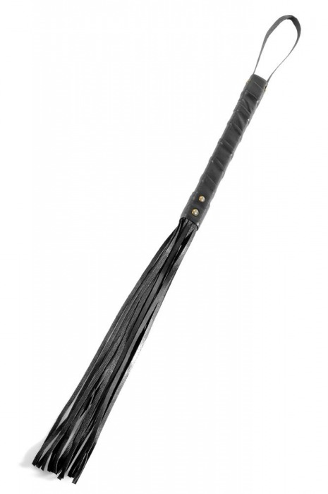 Черная плеть First Time Flogger - 63,5 см. - Pipedream - купить с доставкой в Тюмени