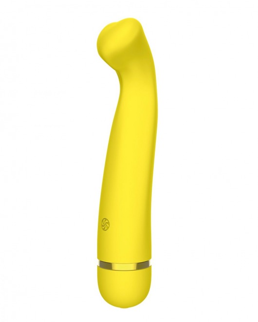 Желтый перезаряжаемый вибратор Raffi - 17,1 см. - Lola Games