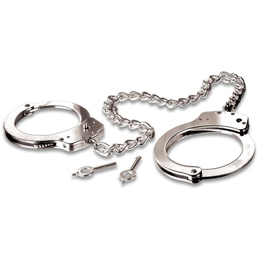Металлические наручники Metal Leg Cuffs - Pipedream - купить с доставкой в Тюмени