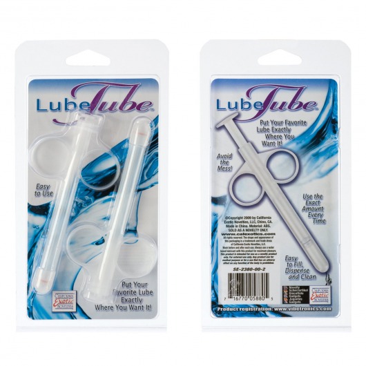 Шприц для лубриканта Lube Tube - California Exotic Novelties - купить с доставкой в Тюмени