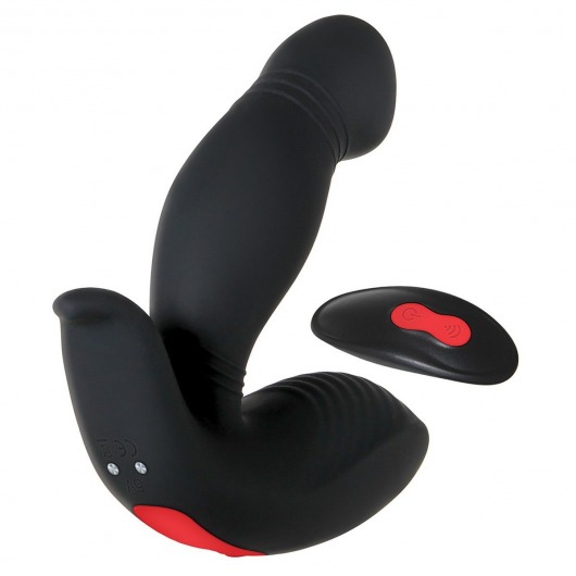 Черный вибростимулятор простаты Adam s Rechargeable - 11,7 см. - Adam & Eve - в Тюмени купить с доставкой