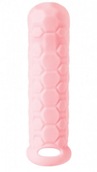 Розовый фаллоудлинитель Homme Long - 15,5 см. - Lola Games - в Тюмени купить с доставкой