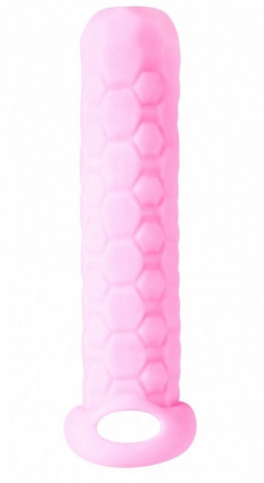 Розовый фаллоудлинитель Homme Long - 13,5 см. - Lola Games - в Тюмени купить с доставкой