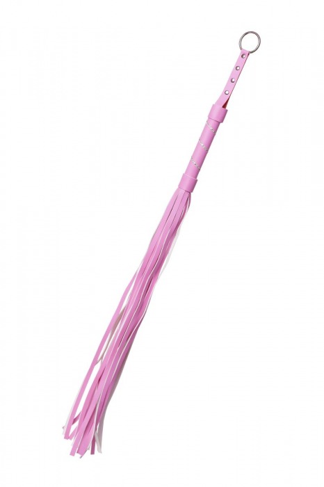 Розовый флоггер Anonymo - 64 см. - ToyFa - купить с доставкой в Тюмени