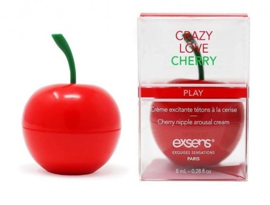 Крем для стимуляции сосков Crazy Love Cherry - 8 мл. - Exsens - купить с доставкой в Тюмени