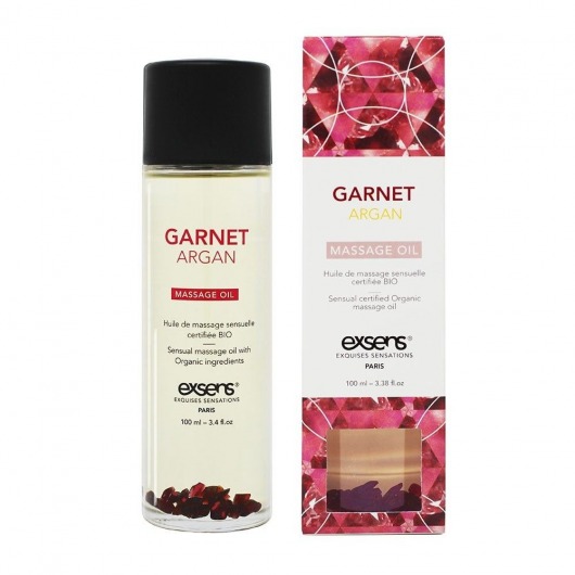 Органическое массажное масло GARNET ARGAN - 100 мл. - Exsens - купить с доставкой в Тюмени