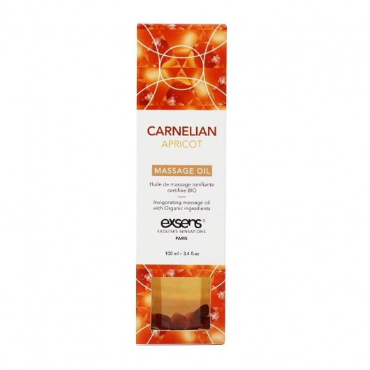 Органическое массажное масло CARNELIAN APRICOT - 100 мл. - Exsens - купить с доставкой в Тюмени