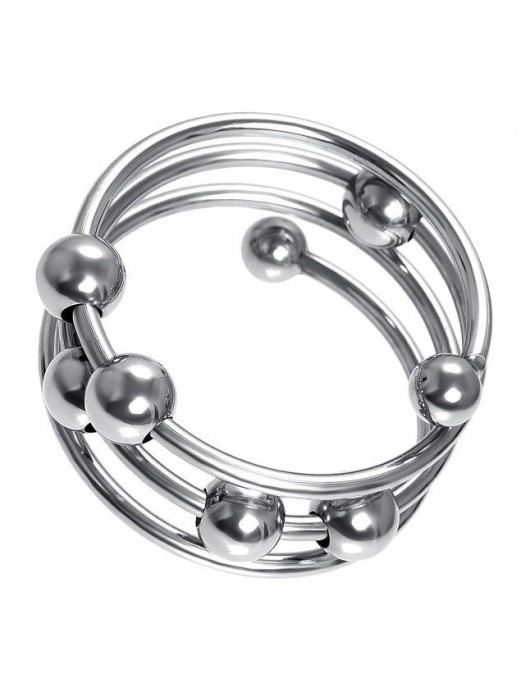 Большое металлическое кольцо под головку пениса - ToyFa - купить с доставкой в Тюмени