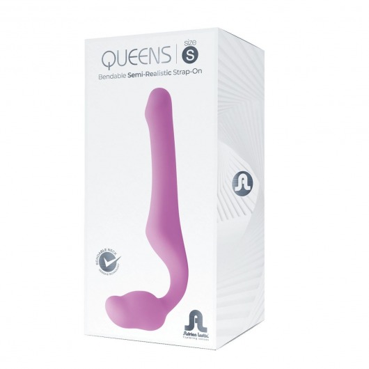 Сиреневый безремневой страпон Queens S - Adrien Lastic - купить с доставкой в Тюмени