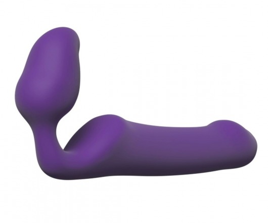 Фиолетовый безремневой страпон Queens L - Adrien Lastic - купить с доставкой в Тюмени