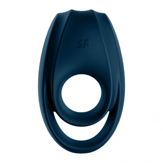 Темно-синее эрекционное кольцо Incredible Duo - Satisfyer - в Тюмени купить с доставкой