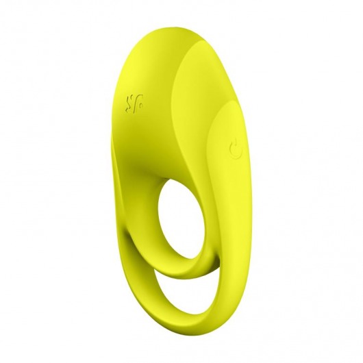 Желтое эрекционное кольцо Spectacular Duo - Satisfyer - в Тюмени купить с доставкой