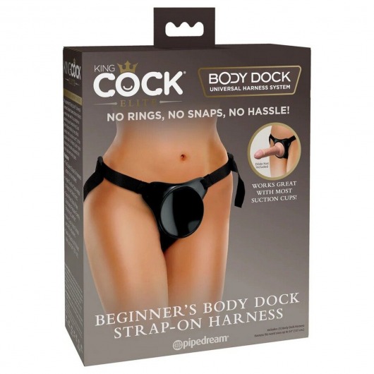 Трусы для фиксации насадок с присоской Beginner s Body Dock Strap-On Harness - Pipedream - купить с доставкой в Тюмени