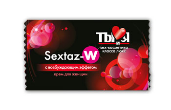 Возбуждающий крем для женщин Sextaz-W в одноразовой упаковке - 1,5 гр. - Биоритм - купить с доставкой в Тюмени
