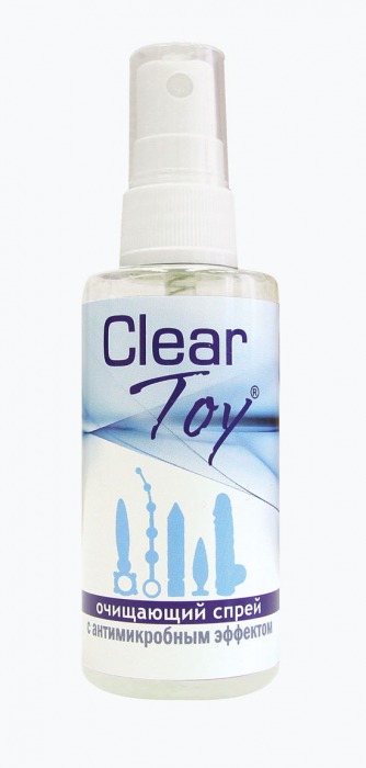 Очищающий спрей Clear Toy с антимикробным эффектом - 100 мл. - Биоритм - купить с доставкой в Тюмени