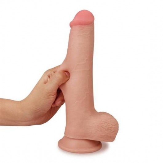 Телесный фаллоимитатор Skinlike Soft Cock 8 - 24 см. - Lovetoy