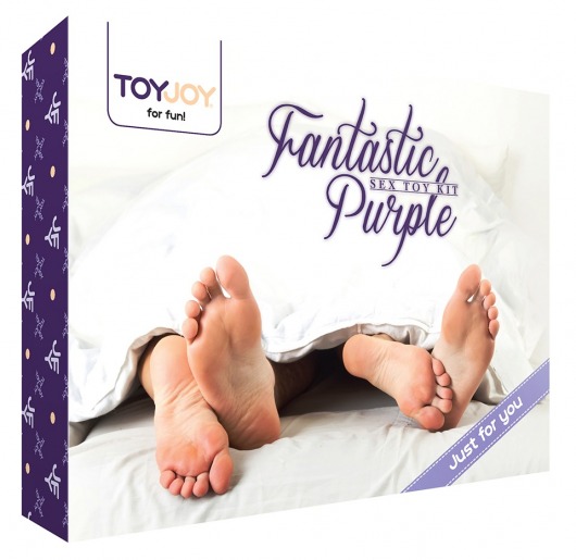 Эротический набор FANTASTIC PURPLE SEX TOY KIT - Toy Joy - купить с доставкой в Тюмени