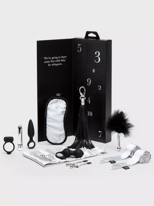 Эротический набор Pleasure Overload 10 Days of Play Gift Set - Fifty Shades of Grey - купить с доставкой в Тюмени