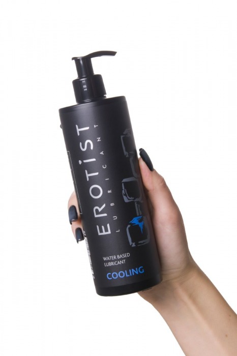 Лубрикант на водной основе Erotist Cooling с охлаждающим эффектом - 400 мл. - Erotist Lubricants - купить с доставкой в Тюмени