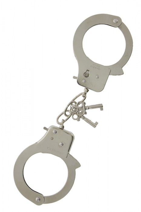 Металлические наручники с ключиками - Tonga - купить с доставкой в Тюмени