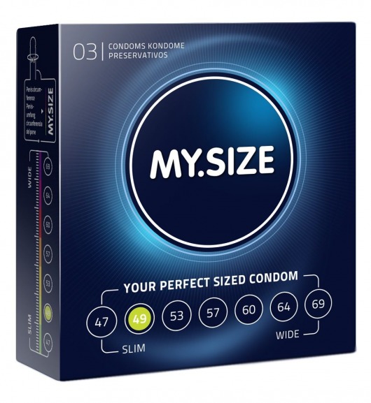Презервативы MY.SIZE размер 49 - 3 шт. - My.Size - купить с доставкой в Тюмени
