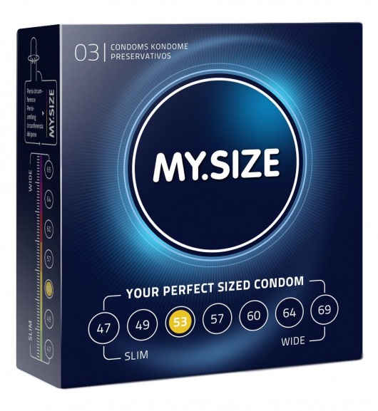 Презервативы MY.SIZE размер 53 - 3 шт. - My.Size - купить с доставкой в Тюмени