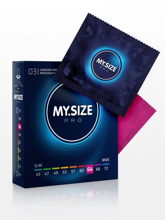 Презервативы MY.SIZE размер 64 - 3 шт. - My.Size - купить с доставкой в Тюмени