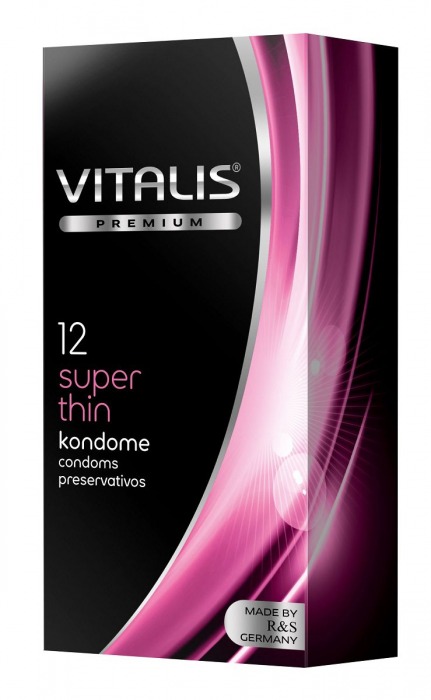 Ультратонкие презервативы VITALIS PREMIUM super thin - 12 шт. - Vitalis - купить с доставкой в Тюмени
