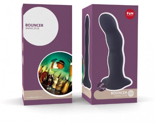 Чёрный фаллоимитатор BOUNCER - 18 см. - Fun Factory - купить с доставкой в Тюмени