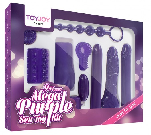 Эротический набор Toy Joy Mega Purple - Toy Joy - купить с доставкой в Тюмени