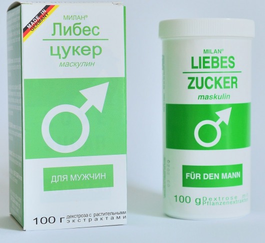 Сахар любви для мужчин Liebes-Zucker maskulin - 100 гр. - Milan Arzneimittel GmbH - купить с доставкой в Тюмени
